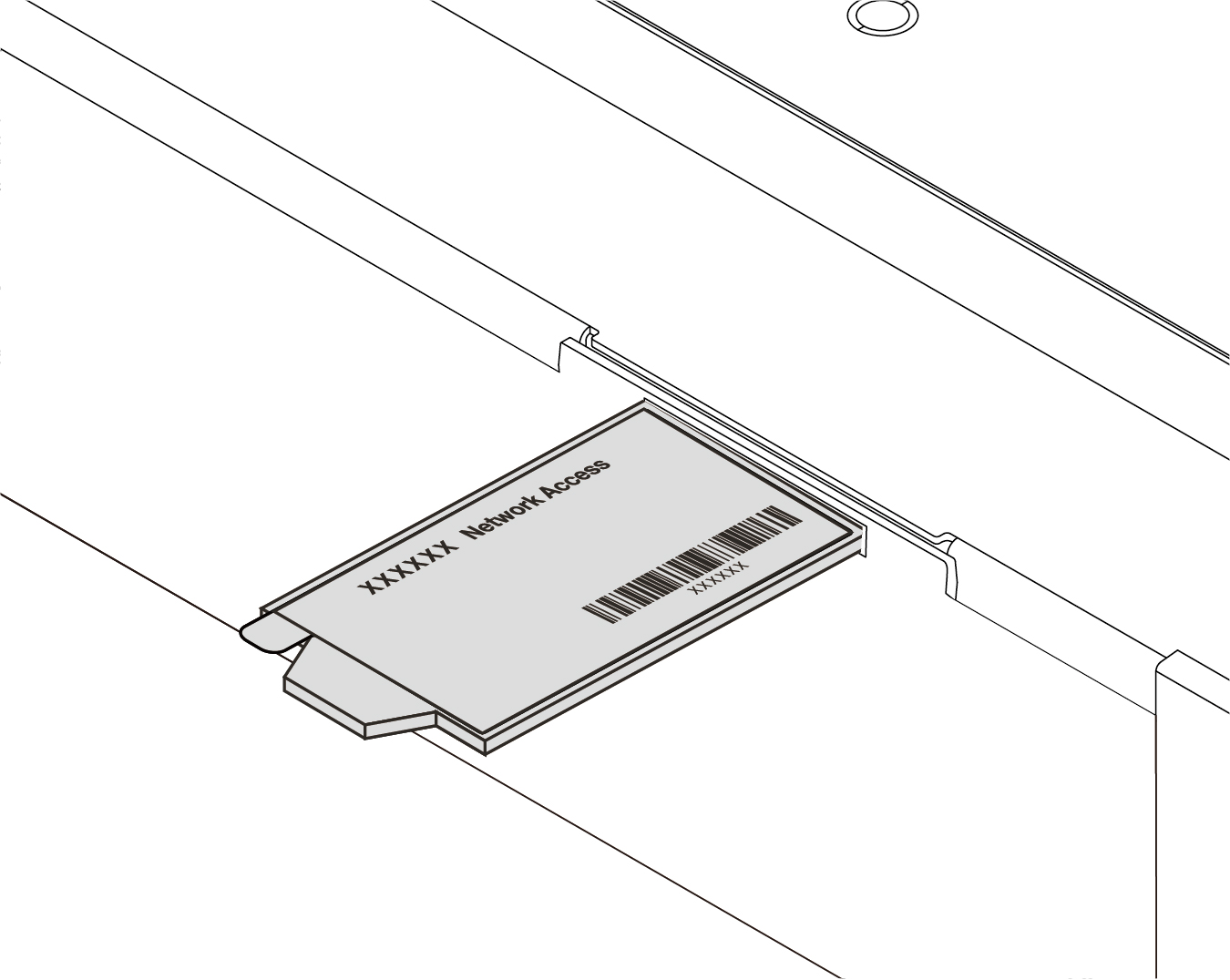 MAC address label