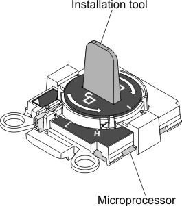 Microprocessor installation tools