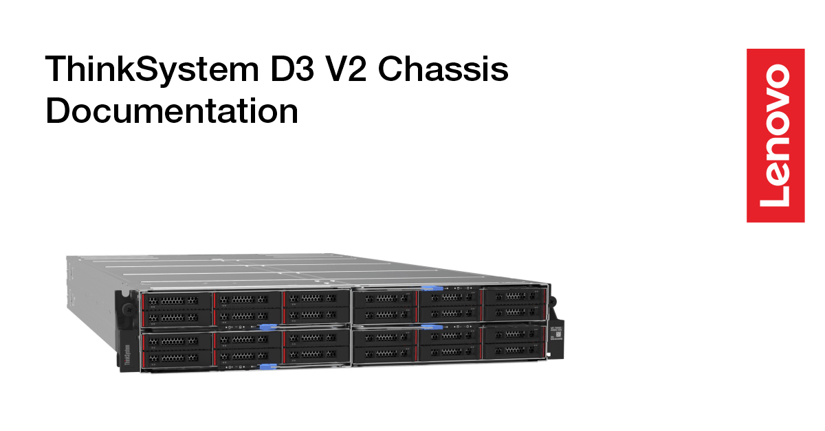 ThinkSystem D3 V2 Chassis Product Image