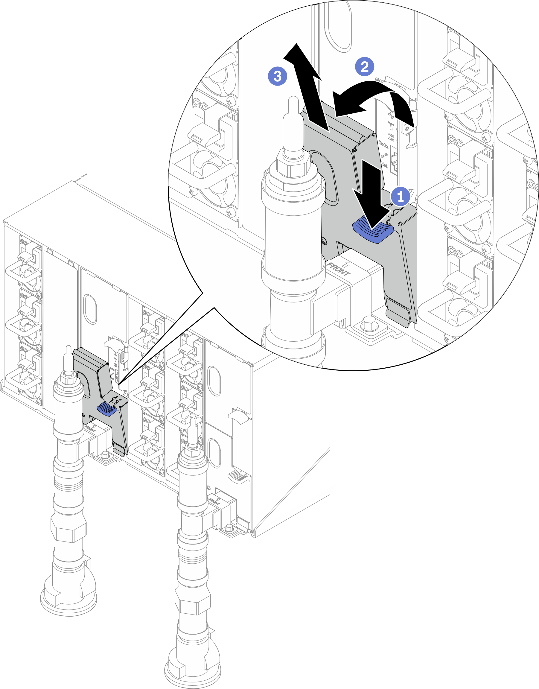 Lower EMC shield removal