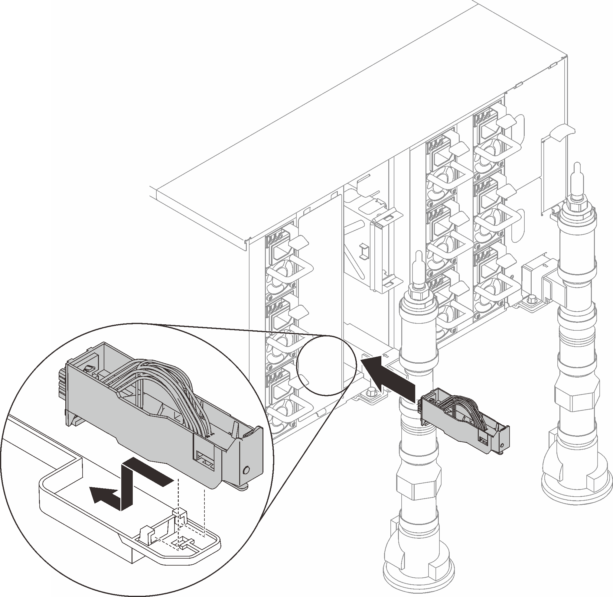 Drip sensor assembly installation