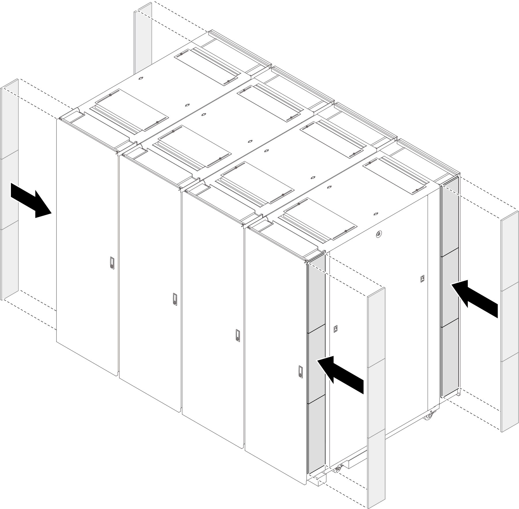 Installing extension foam