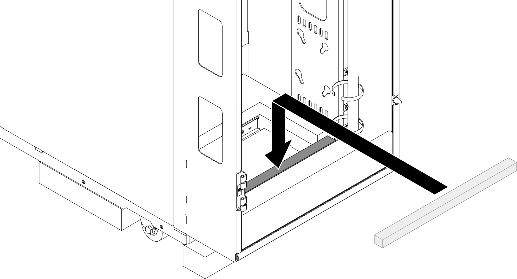 Installing the rear foam