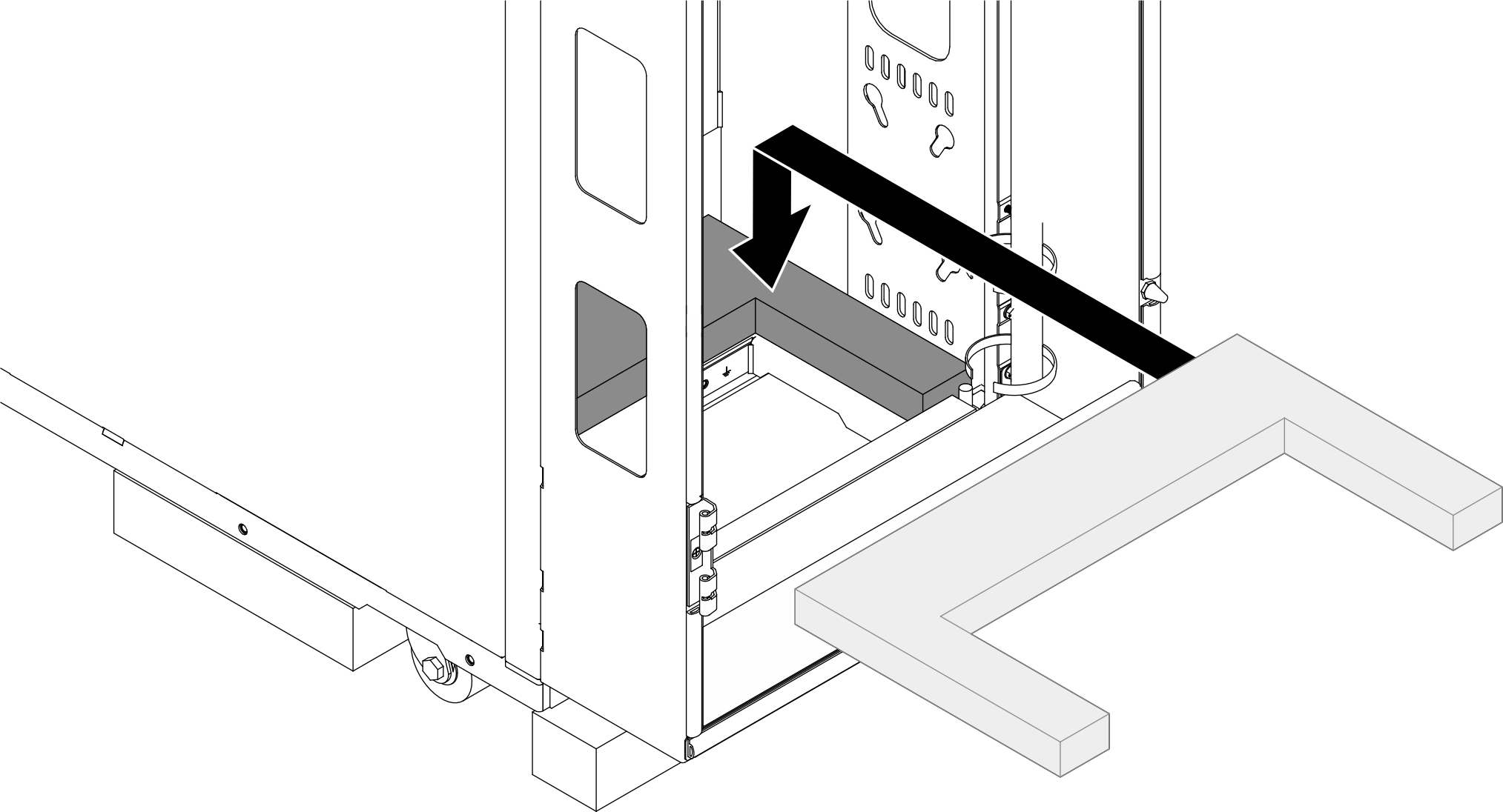 Installing the rear foam