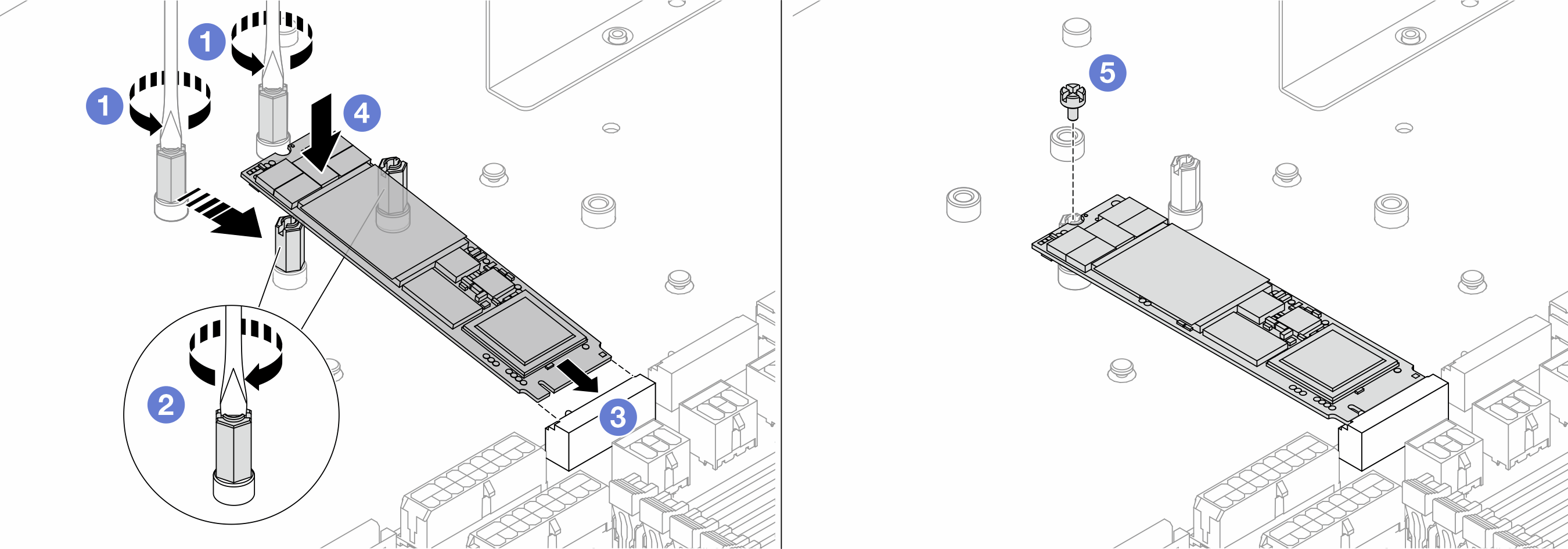 Installing the M.2 drive