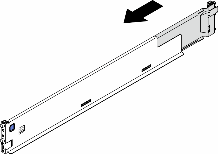 Extending rail