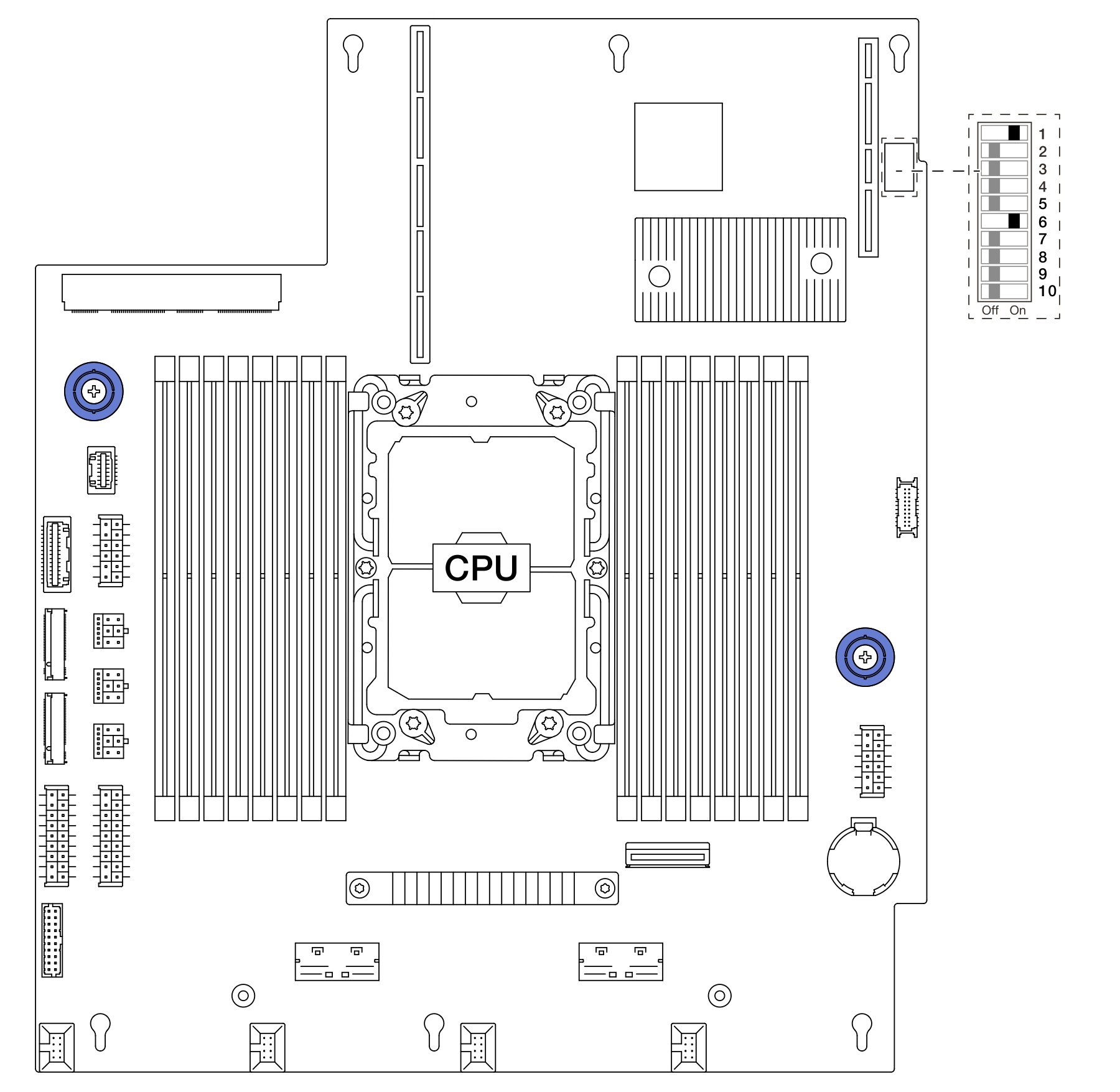 System-board switches