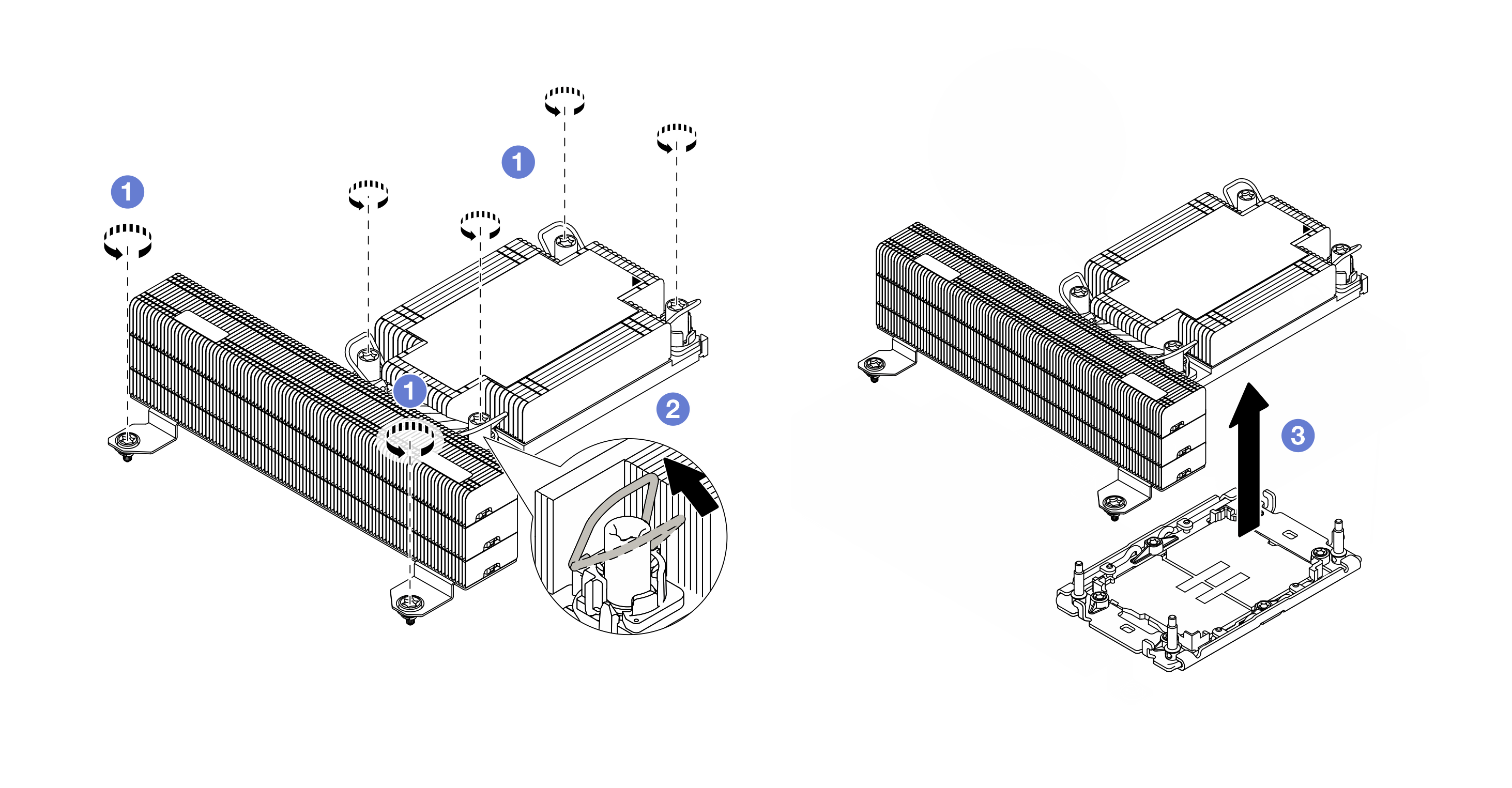 Removing a PHM