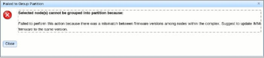 firmware version error