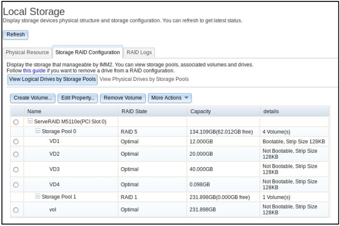 storage raid configuration