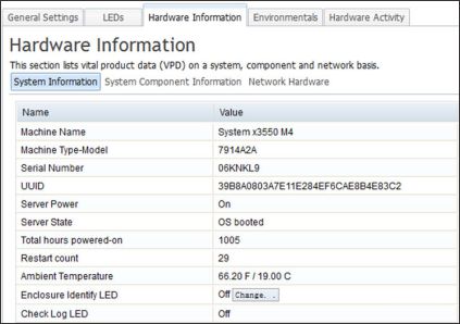 hardware info tab system info sub tab