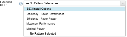 Graphic showing initial setup screen for VMware ESXi