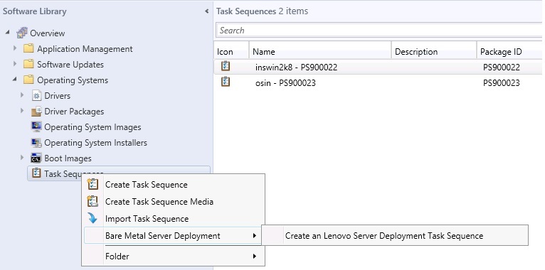 New Bare Metal Deployment option added in SCCM 2012