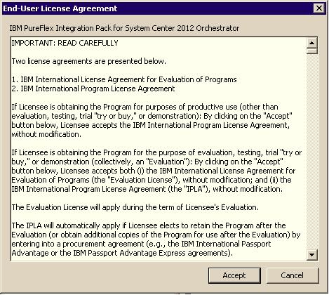 End-User License Agreement window