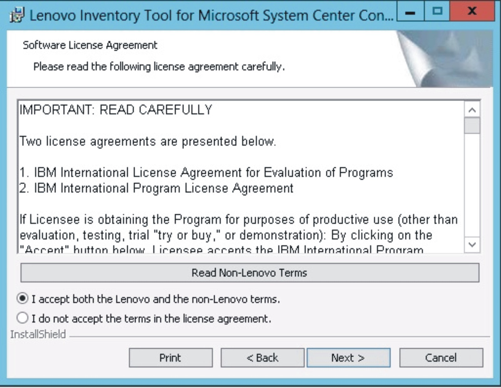 Software License agreement