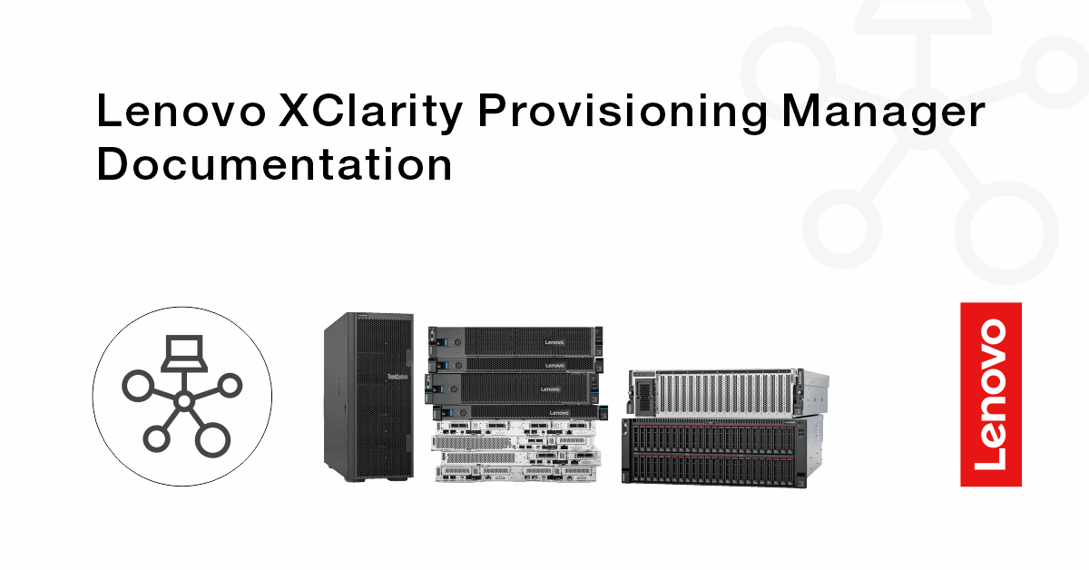 Lenovo XClarity Provisioning Manager V5 Product Image