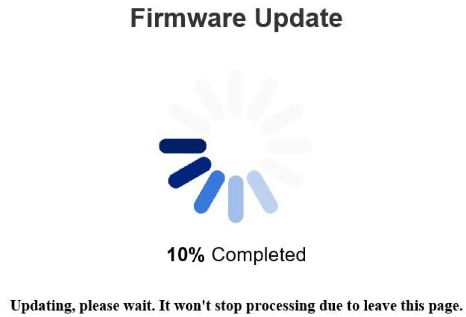 Firmware update processing