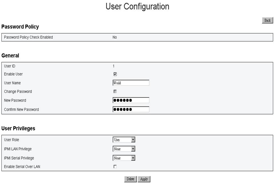 Graphic illustrating the Graphical system fan status table.