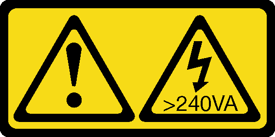 high-voltage shock hazard label