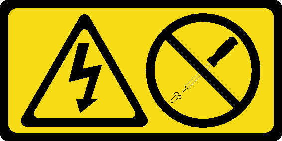 shock hazard – do not open label