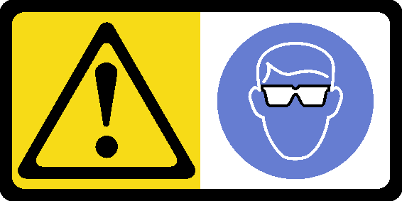 use eye protection label
