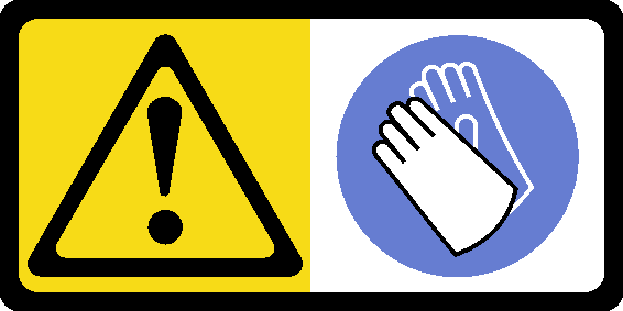 use gloves label