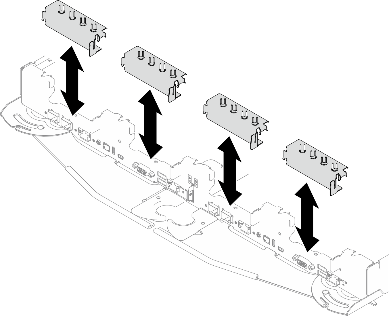 Blank bezel filler removal