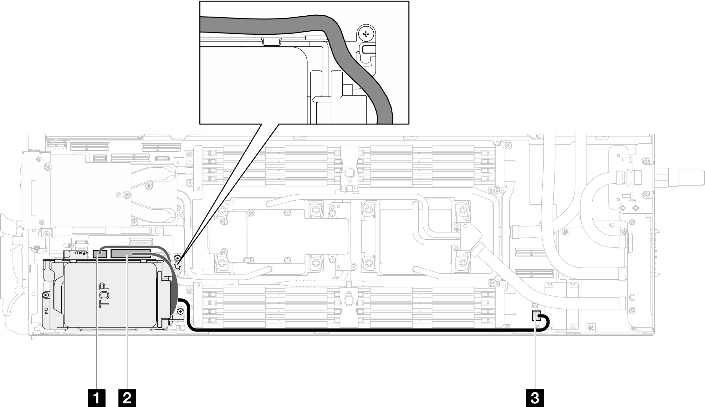 Drive assembly cable installation