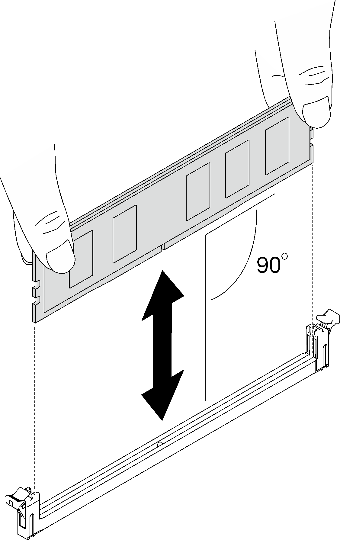 Memory module removal