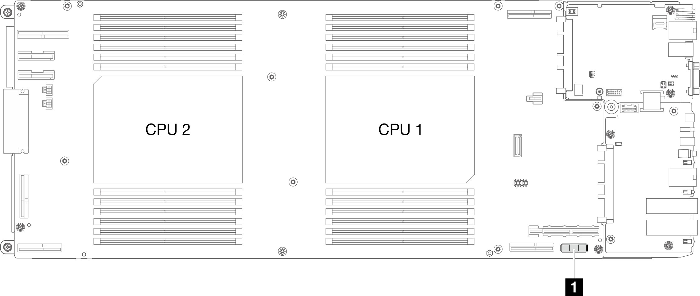 CMOS battery location