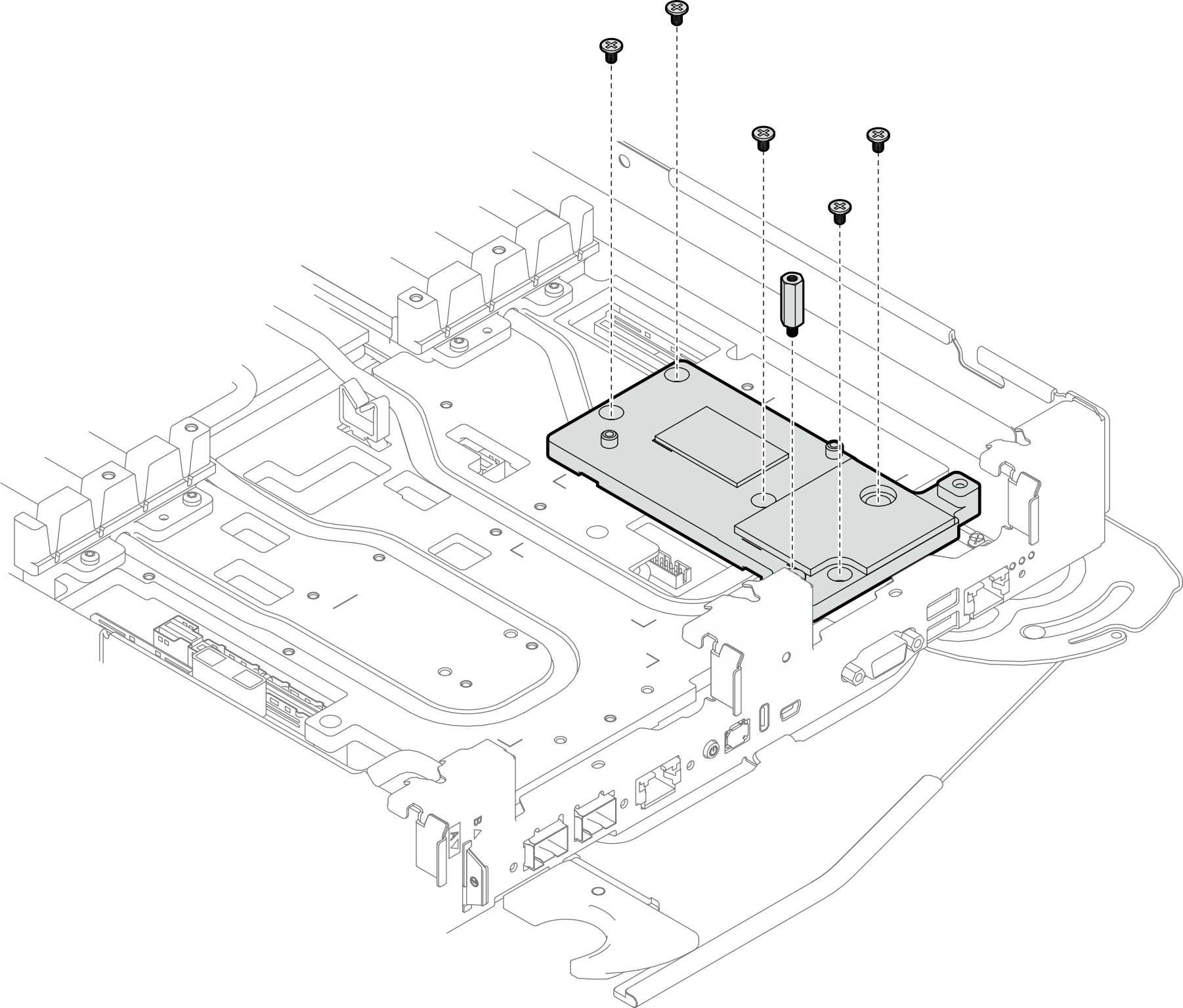 Interface plate installation