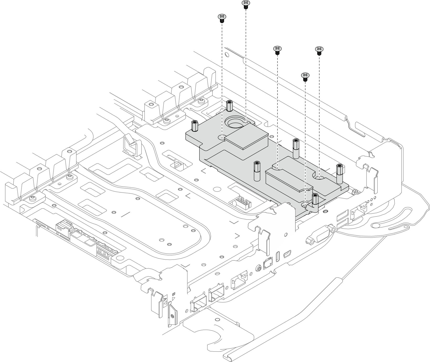 Interface plate installation