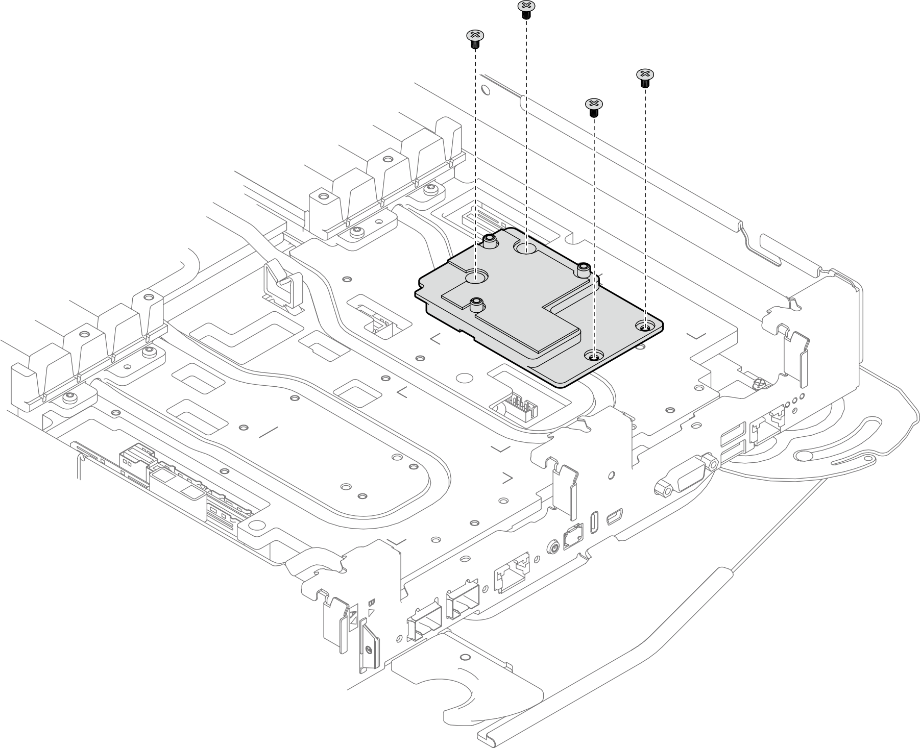 Interface plate installation