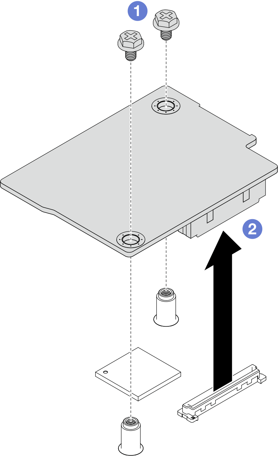 Removal of the Firmware‑ und RoT-Sicherheitsmodul