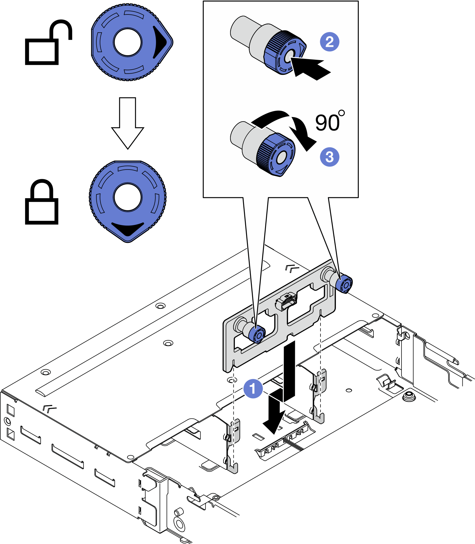 Installation of the front I/O board