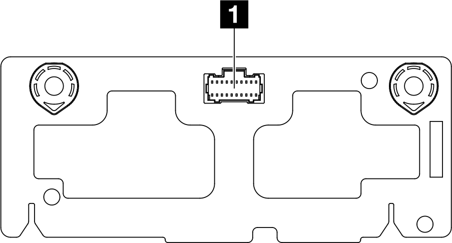 Front I/O board connector