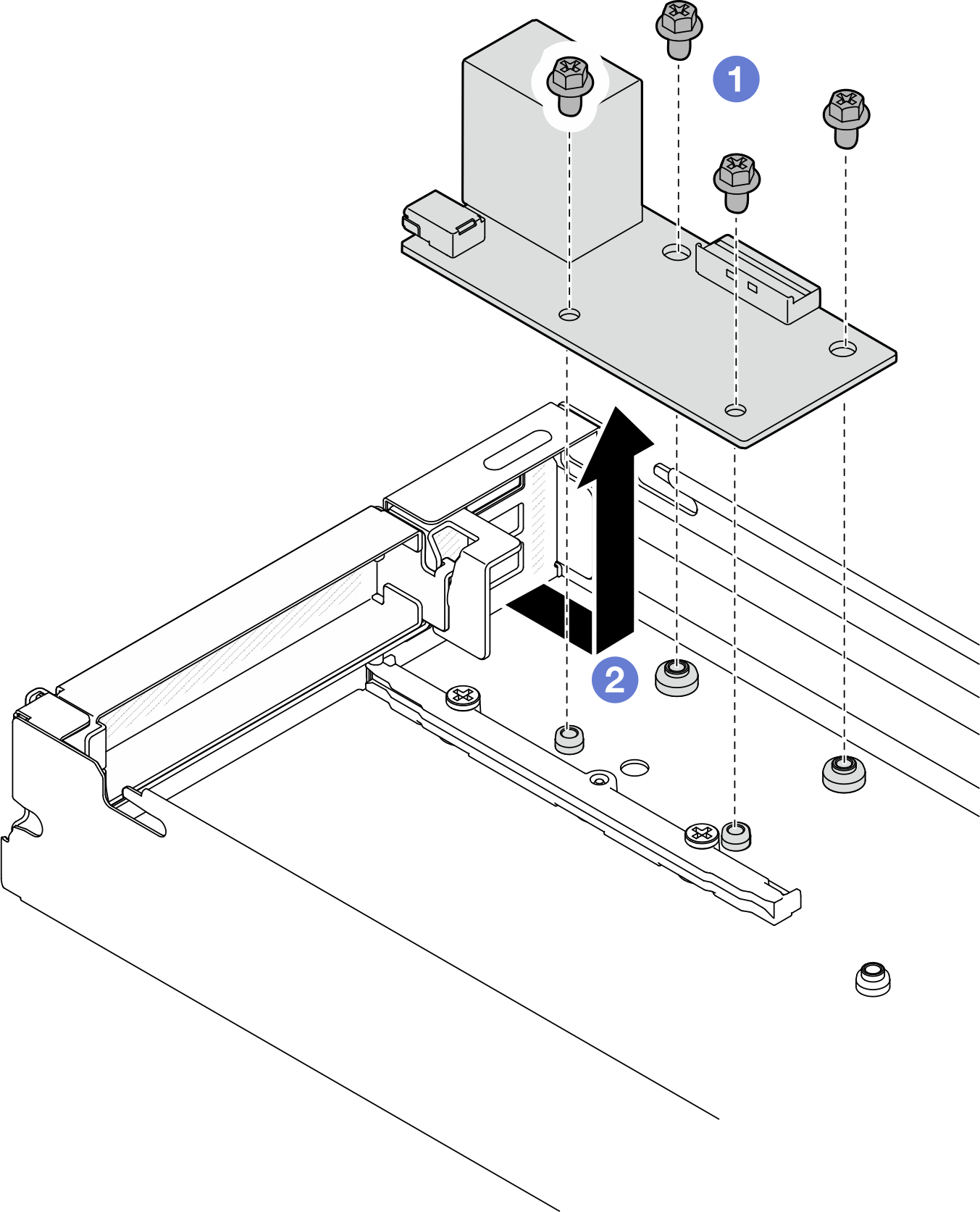 Front I/O module removal