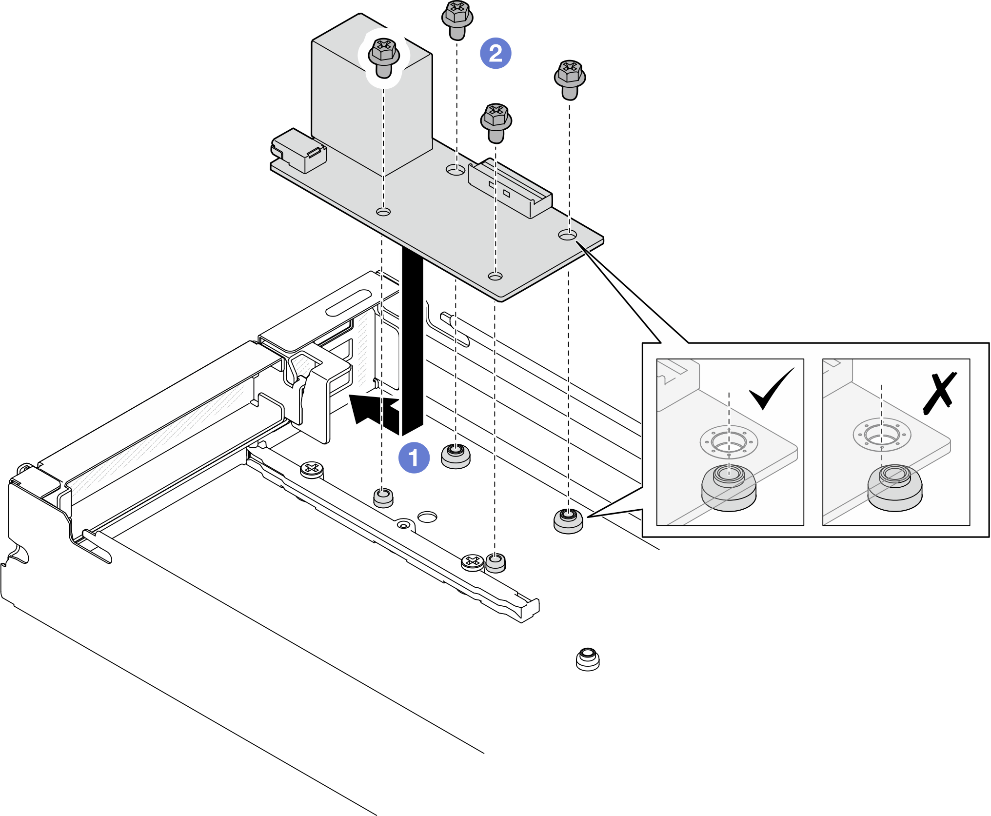 Installation of the rear I/O module