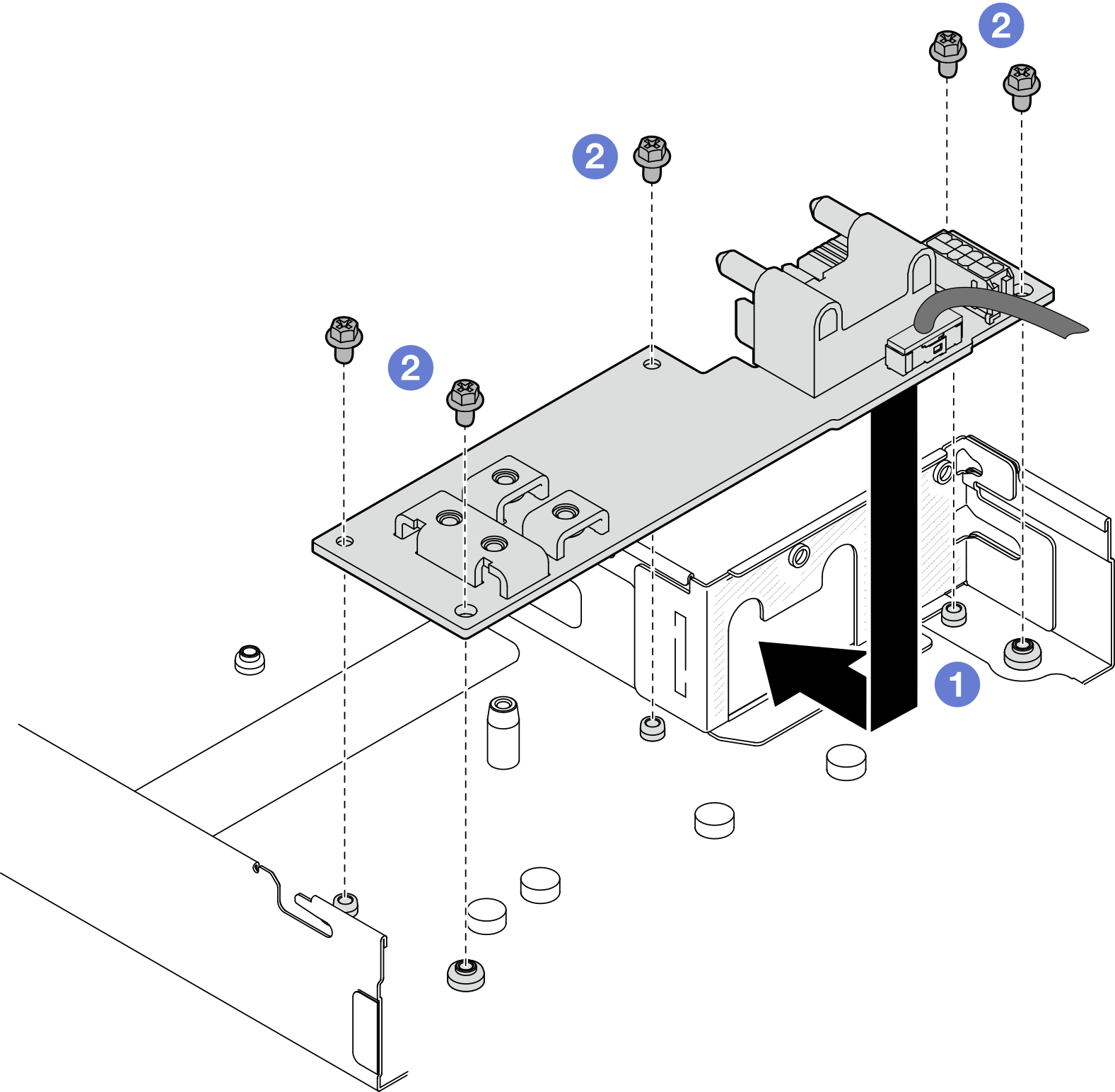 Installation of a power distribution board