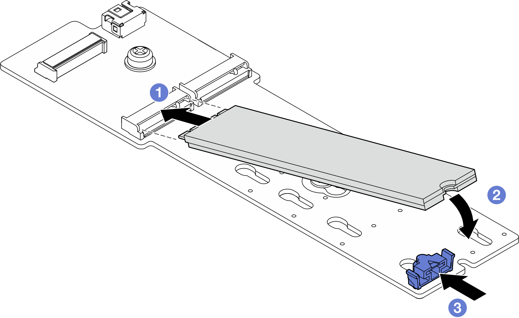 M.2 drive installation