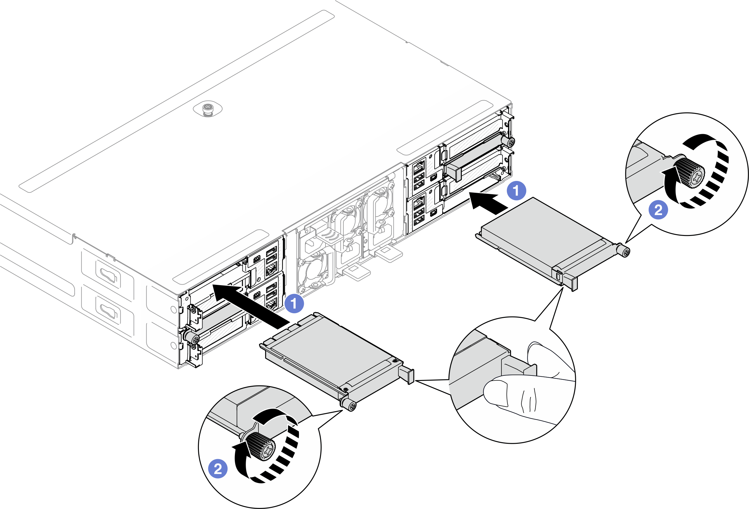 Removing rear OCP module