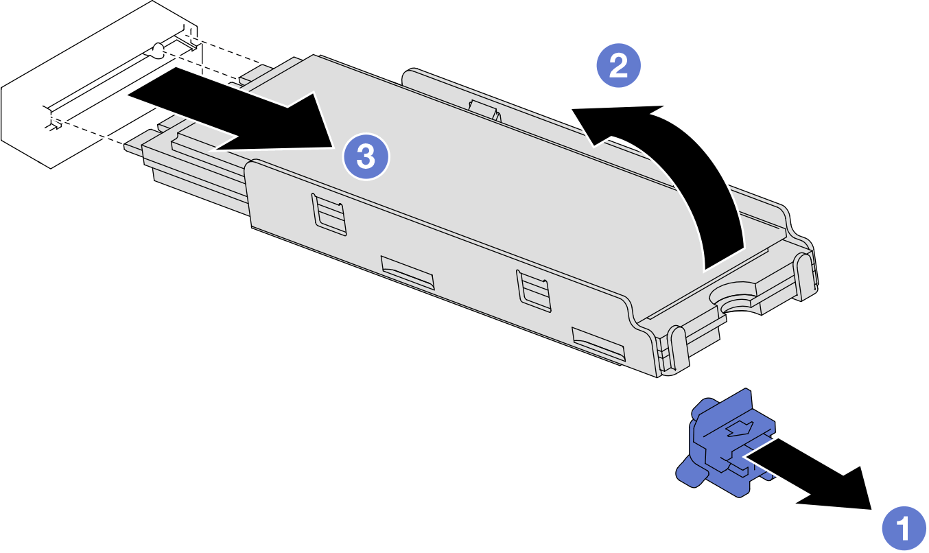 M.2 drive removal