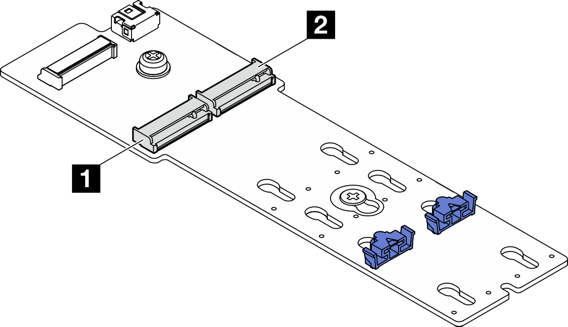 M.2 drive slots