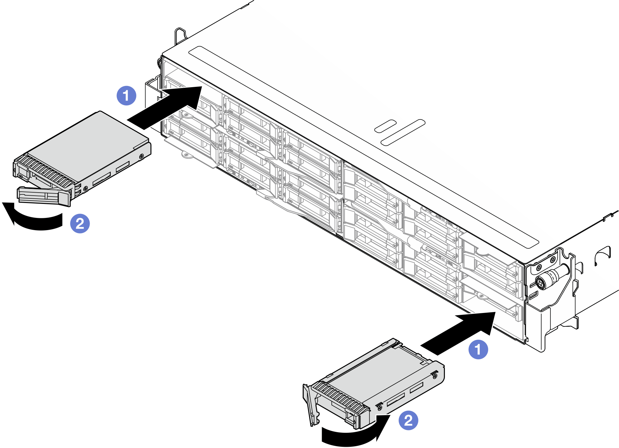 Solid-state drive installation