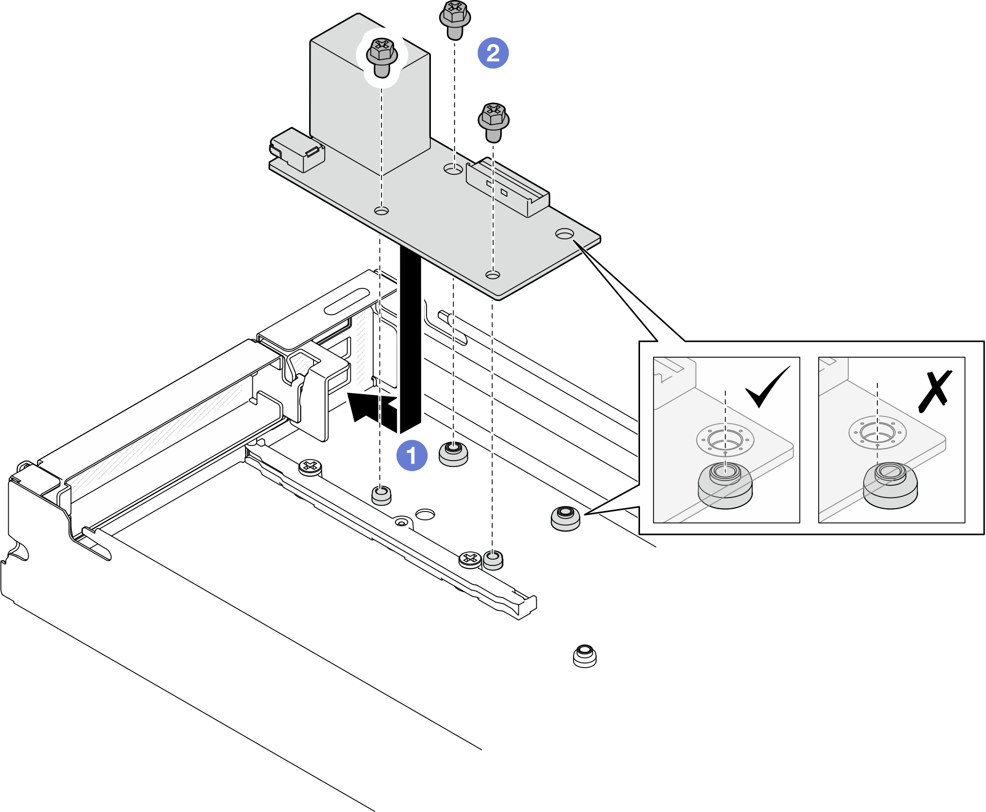 Installation of the rear I/O module
