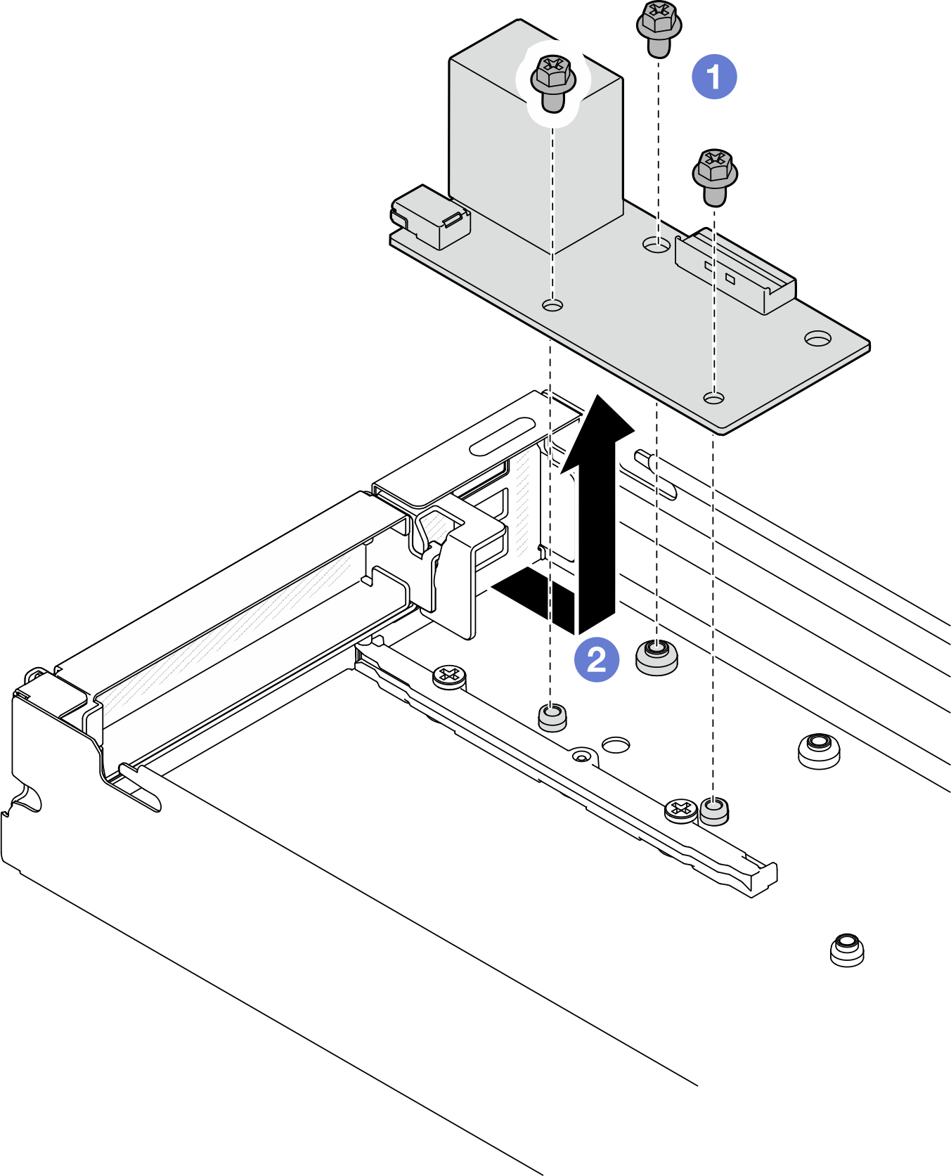 Front I/O module removal