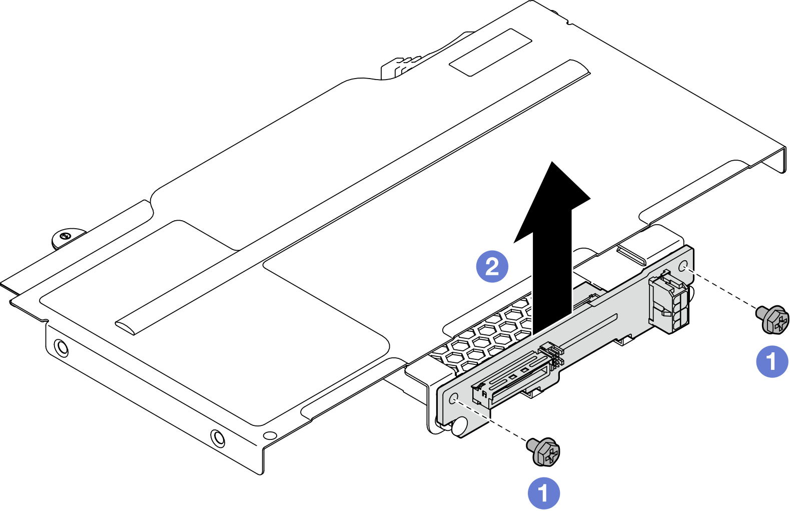 Removal of the drive backplane