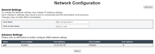 Network Configuration