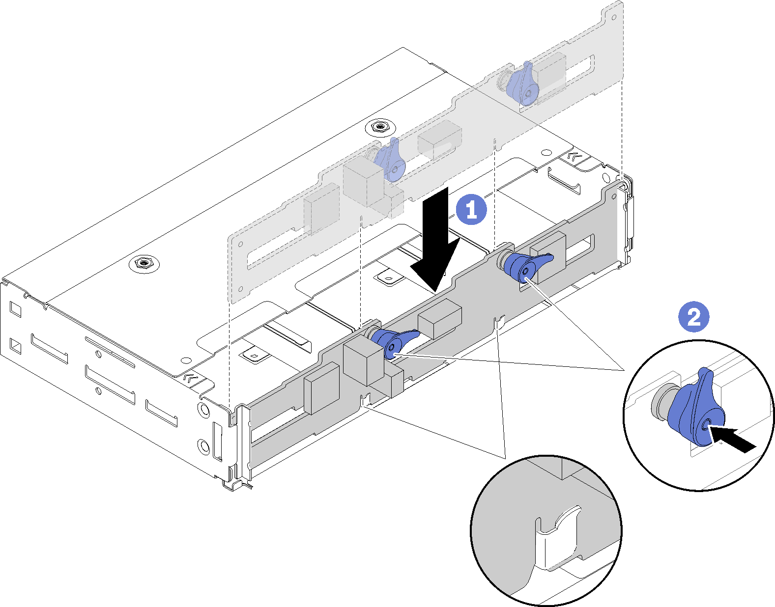 Drive backplane installation