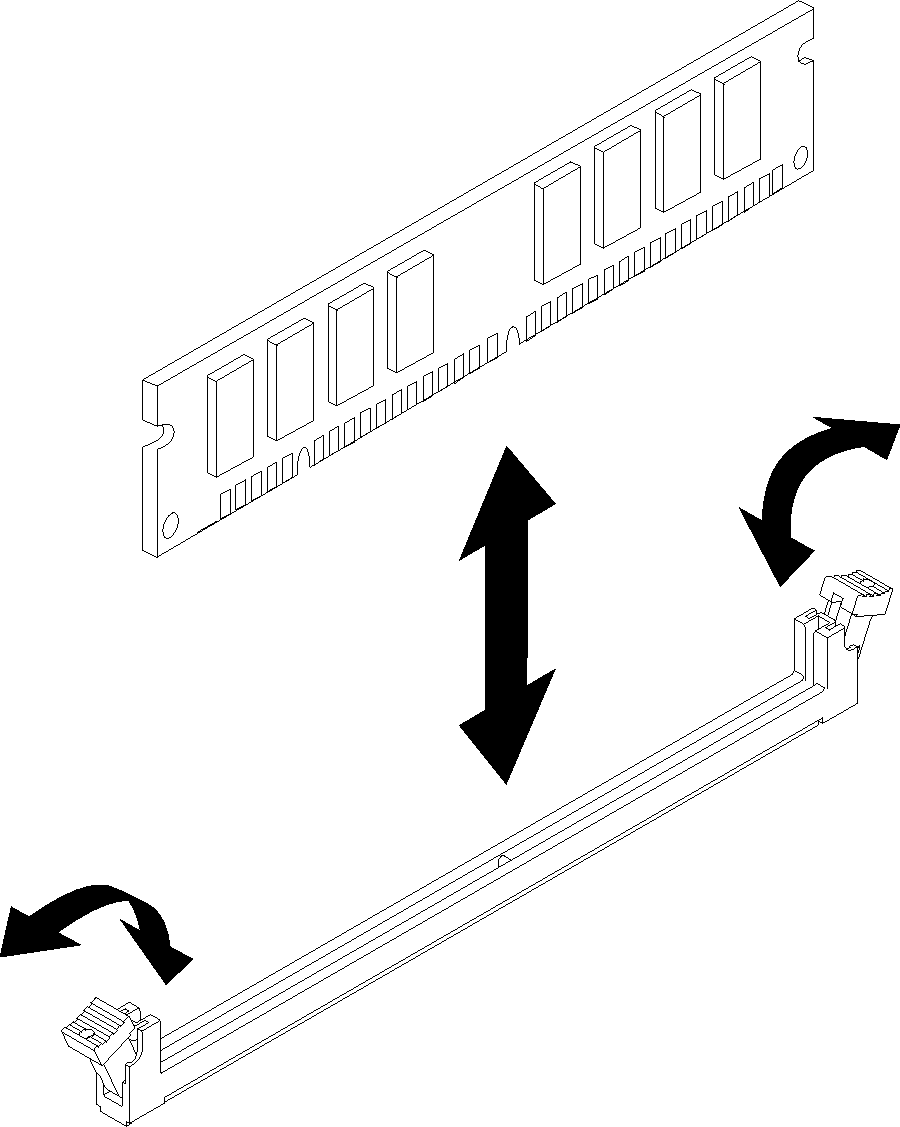 Memory module removal